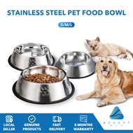 Stainless Steel Pet Food Bowl - Easy Clean, Non-Slip, Durable, High Quality