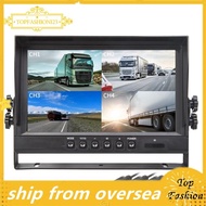[TopFashion] 9" LCD Car Monitor 4 Channels 4CH Quad Split Screen Display for Car Truck Reversing Cam