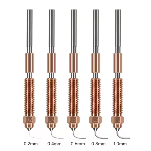 K1C Nozzle For Ender 3 V3 / Creality K1 Max / k1c 0.2 0.4 0.6 0.8 1.0mm Nozzle For High Speed Upgrad