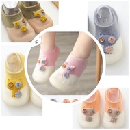 [M39] Baby Shoes 4-36 Months Cat Pattern Rubber Sole anti-slip Shoes Skidder Baby Socks import