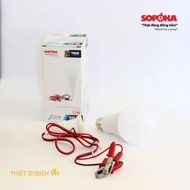 High quality 12W - 18W rechargeable battery light bulb set, strong brightness, rainproof, no worries