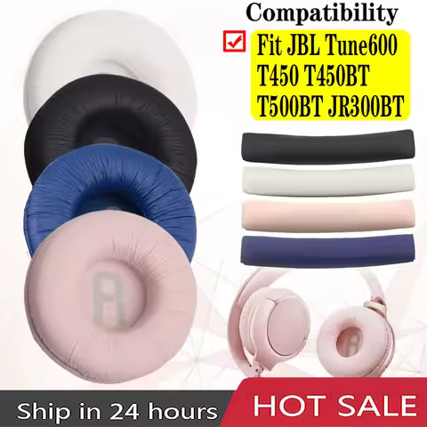 Replacement Foam Ear Pads for JBL Cushion Cover, Headphone Headset, 70mm EarPads, Tune600, T450, T45