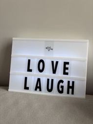 LED 字母燈箱 附送字母