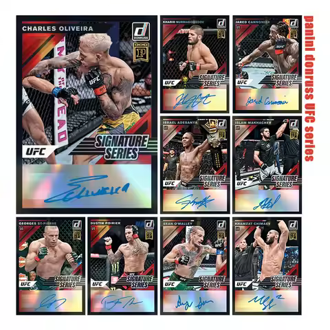 Panini Donruss UFC Series Homemade Diy Charles Oliveira Dustin Poirier Islam Makhachev Collection Fl