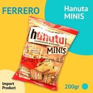 FERRERO HANUTA MINIS 200GR MINI WAFER BISCUITS WITH HAZELNUT CHOCOLATE CREAM