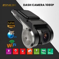 1080P HD Dash Camera With ADAS 140° Rear Camera USB Front DVR Camera Car Recorder Dashcam Monitor