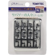 TOMYTEC Scene Collection The Human 132-2 Airsoft People Team B Diorama Supplies 319207