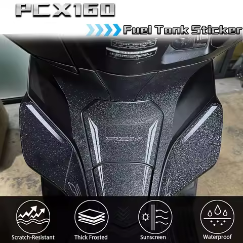 For PCX160 pcx160 2020-2025 Motorcycle Frosted Sticker Fuel Tank Pad Decal Gas Cap Oil Cover Protect