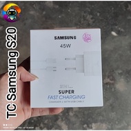Travel Charger Adapter Samsung S20 Super Fast Charger 45W Type C