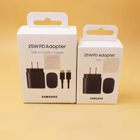 EP-TA800 Original Samsung 25W Charger Super Fast Charge Type-C US Adapter For Galaxy S25 Edge M14 A 