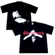 VONSEEY G-DRAGON NECK UBERMENSCH WORLD TOUR GDRAGON OVERSIZE T-SHIRT COMBED 20S DTF BLACK