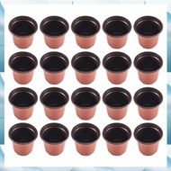 (WJRN) 200Pcs 4 inch Plastic Flower Seedlings Nursery Supplies Planter Pot/Pots Containers Seed Star