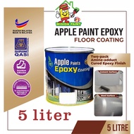 DIY👩‍🔧 5L Apple Paint Epoxy Cat Lantai Epoxy/ Epoxy Floor Paint Water Proofing /Heavy Duty / Floor Coating / paint99