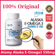 11.11满100-10🔥[Ready Stock] 100% original, [Atomy] Alaska E-Omega 3 550mg x 180capsules/atomy alaska 