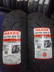 maxxis victra satu set 100/80 14 dan 120/70 14