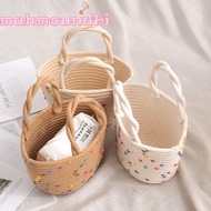 MAHMOUNDKI Spot Bag Woven Handbags Cotton Cord Cord Bag