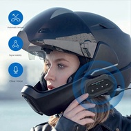 Lx2 Bluetooth5.0 Helmet Headset Wireless Hands-Free Call Motorcycle Helmet Waterproof Headset Stereo