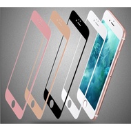 Iphone 7/i6s plus/i6s Tempered Glass i7 plus Full Version Glass 9H with Wet Dry Cotton Pad+Dust Remo