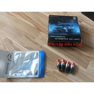 1 bag yellow T10 turn signal bulb