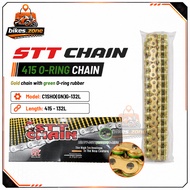 STT CHAIN 415-132 415 132 RANTAI ORING 415 RANTAI O RING HEAVY DUTY 132L O'RING GOLD CHAIN EMAS RANT