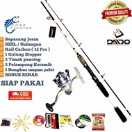 Code Dijual Set Pancing Laut Joran Sambung Daido Japan Style 16Kg