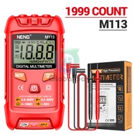 ANENG M113 1999 Mengira Multimeter Mini Digital Pintar AC/DC Voltan Meter Ohm NCV Alat Elektrik Alat