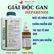 Heparenol France - 50ml bottle and 1L bottle helps cool the liver and shine fur