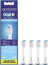 Oral B - Pulsonic 聲波清潔牙刷頭（4 件裝）SR32C-4