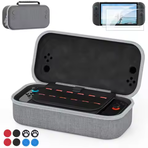 AOLION For Ninten-do Switch 2 Multifunctional Storage Bag Switch 2 Portable Anti Shock Anti Drop Wat