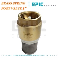 Kita Brass Spring Foot Valve 1" (25Mm)
