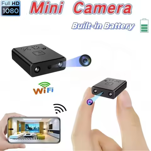 Mini Camera Wifi Camcorder Full HD 1080P Video Recorder Small Motion Detection Night Vision Security