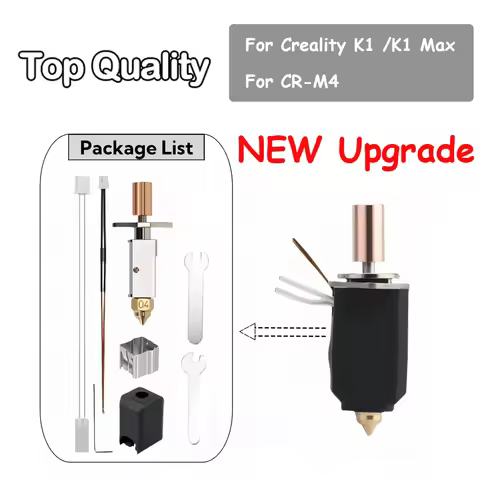 Updated Hotend Kit For Creality K1 K1 Max 550°C High Temperature Hotend For Creality K1 3D Printer C