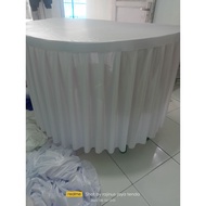Round table cover round table wrap/ diameter 120cm height 75cm