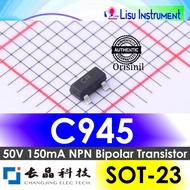 C945 50V 150mA 200mW NPN Bipolar Transistor CR 2SC945 SOT-23 CJ ORIGINAL