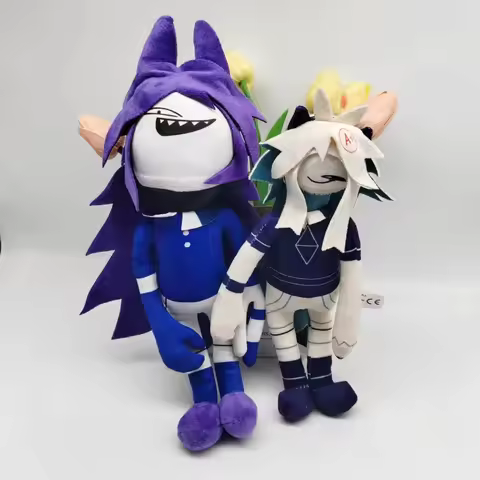 YanQing Fundamental Paper Education Plush Toys Cartoon Miss Circle Dolls Anime Stuffed Toys Kids Bir