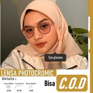 Photochromic lens package √ minus glasses frames for women / men code DB 018 0D3