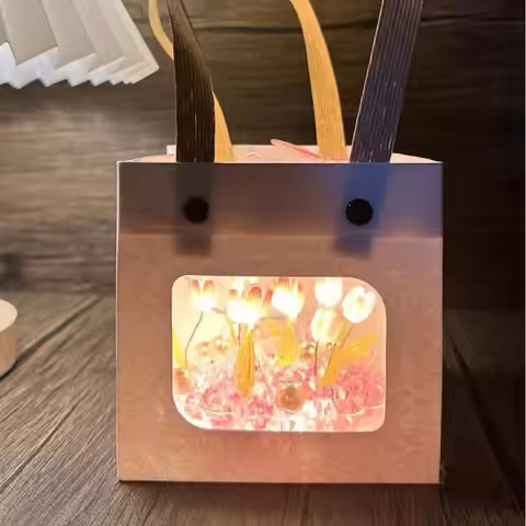 Flower Night Light Table Lamp Decorative Atmosphere Shell Light Cute Flower Lamp Shell Light Transpa