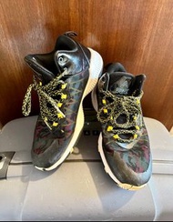 PEAK black basketball running athletic training sports causal shoes trainers sneakers 匹克太極大三角 黑色籃球鞋(