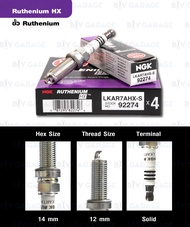 NGK หัวเทียน Ruthenium HX ขั้ว Ruthenium LKAR7AHX-S ใช้สำหรับรถ Toyota Corolla Altis 1.6 1.8 2.0 Cor