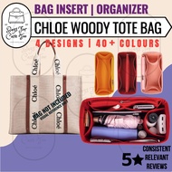 [𝐁𝐍𝐂𝐓👜]🧡 Bag Insert Organizer for Chloe Woody Tote Bag | Felt Bag In Bag Customized Organiser | Many