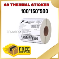 A6 Sticker Thermal Printer Airwaybill Printer Shopee A6 Thermal Paper Kertas Pelekat Thermal