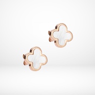 Khuyên tai nữ LAMY Lucky Four Leaves Earrings Rose Gold 3023RG