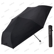 Waterfront Folding Umbrella Rain Umbrella LESS IS MORE Series 'Skinny Light Fold' Black 60cm An ultr