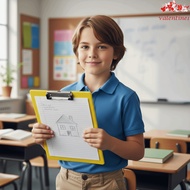 VALENTINE1 File Folder, Office Use Portable Clipboard, Organizer Waterproof A4 Size Document Folder 