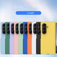 ZFold7 Casing Case For Samsung Galaxy Z Fold 7 Z Fold 6 Z Fold 5 Z Fold 4 Z Fold 3 Macaron Candy Ski
