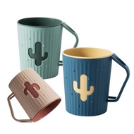 Cactus Toothbrush Cup Mouthwash Wash Can Be Upside Down With Handle Holder [DB380]