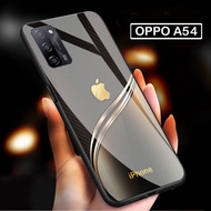 h02 Case Kaca Oppo A54 sotfcase Glass Oppo A54 Case Hp Oppoa54 Keren