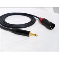 CANON XLR MALE CABLE (GUYS) TO MINI STEREO BLACK 7-10 METERS
