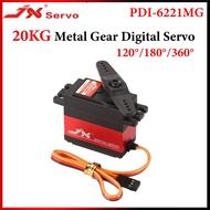 JX PDI-6221MG 20KG 120° 180° 360° Metal Gear Coreless Motor Digital Servo For RC Car Truck Crawler H