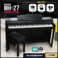 [ONLINE PURCHASE ONLY]  Mayga MH-27 88 Keys Digital Piano + Free Piano Stool + Free Headphone